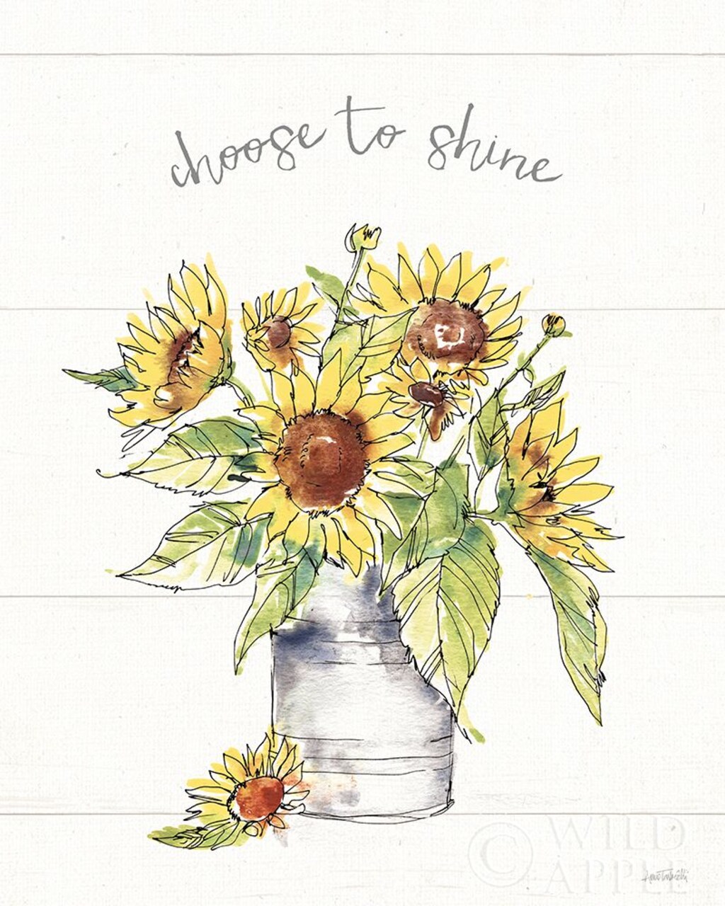 Sunflower Fields I Poster Print by Anne Tavoletti - Item # VARPDX54381